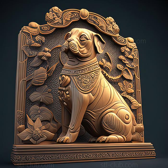 3D model st Chinese Chongqing dog (STL)